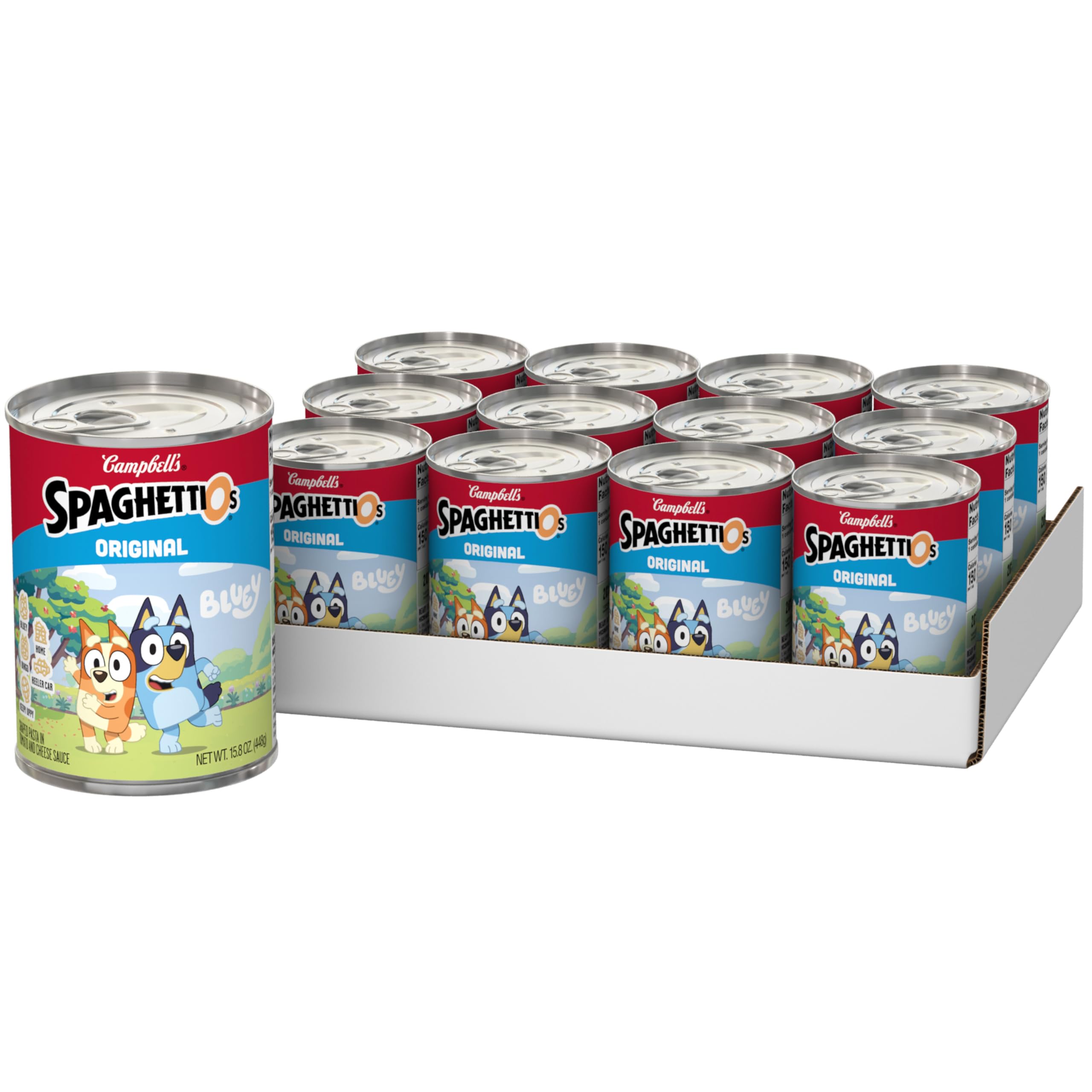 SpaghettiOs Canned Pasta with Meatballs, 15.6 oz Can (12 Pack)
