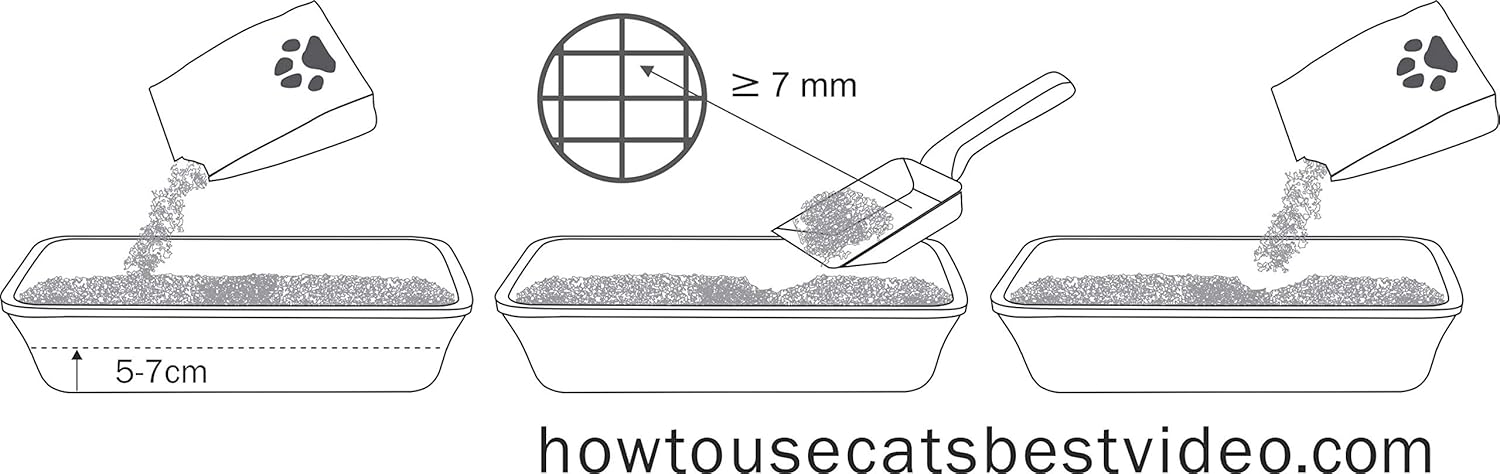 Cat’s Best Original Katzenstreu, 100% pflanzliches Katzenklumpstreu mit maximaler Saugfähigkeit – bekämpft Gerüche natürlich und aktiv, 8,6 kg/20 l (Verpackung kann variieren)