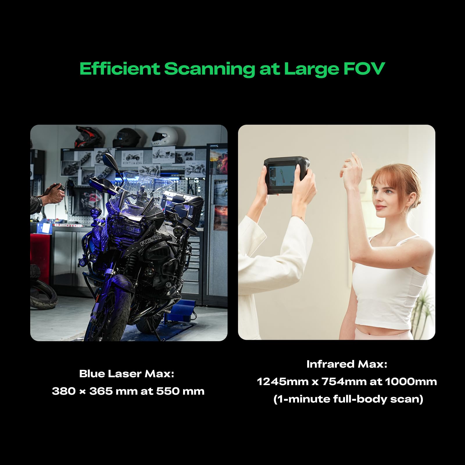 Creality CR-Scan Ferret Pro 3D Scanner for 3D Printing, Upgrade Wireless Handheld Scanner with WiFi 6 Bridge, Anti-Shake Tracking, 30FPS Fast Full Color Scan, 0.1mm Accuracy for iOS/Android & PC
