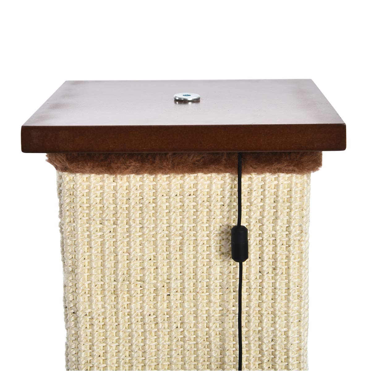 Amazon Basics Mittelgroßer Katzen-Kratzbaum, 40.01 x 40.01 x 80.01 cm, Grau