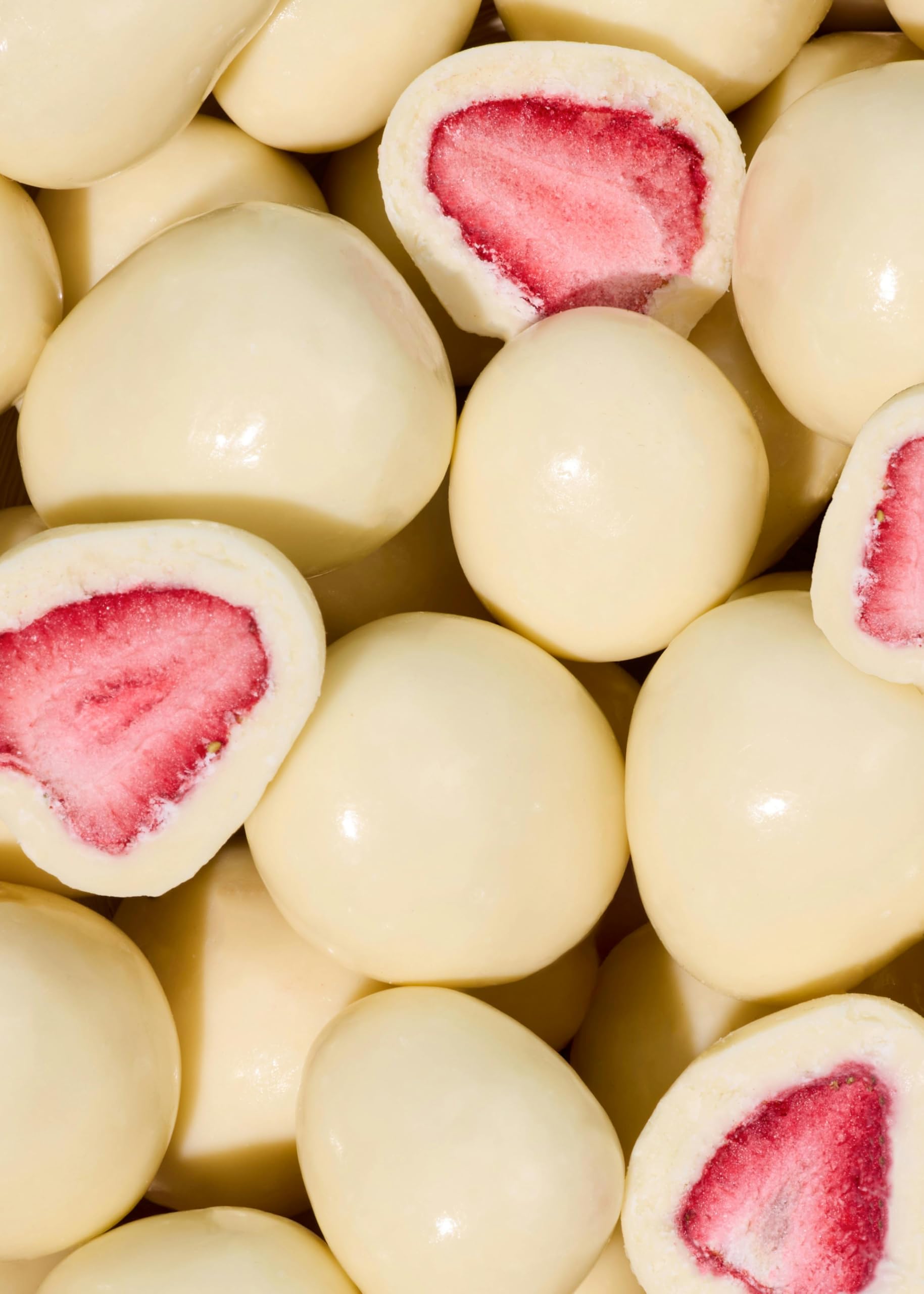 KoRo - Gefriergetrocknete Erdbeeren in Milchschokolade 1 kg - Knackig Fruchtig - Snack im Vorteilspack