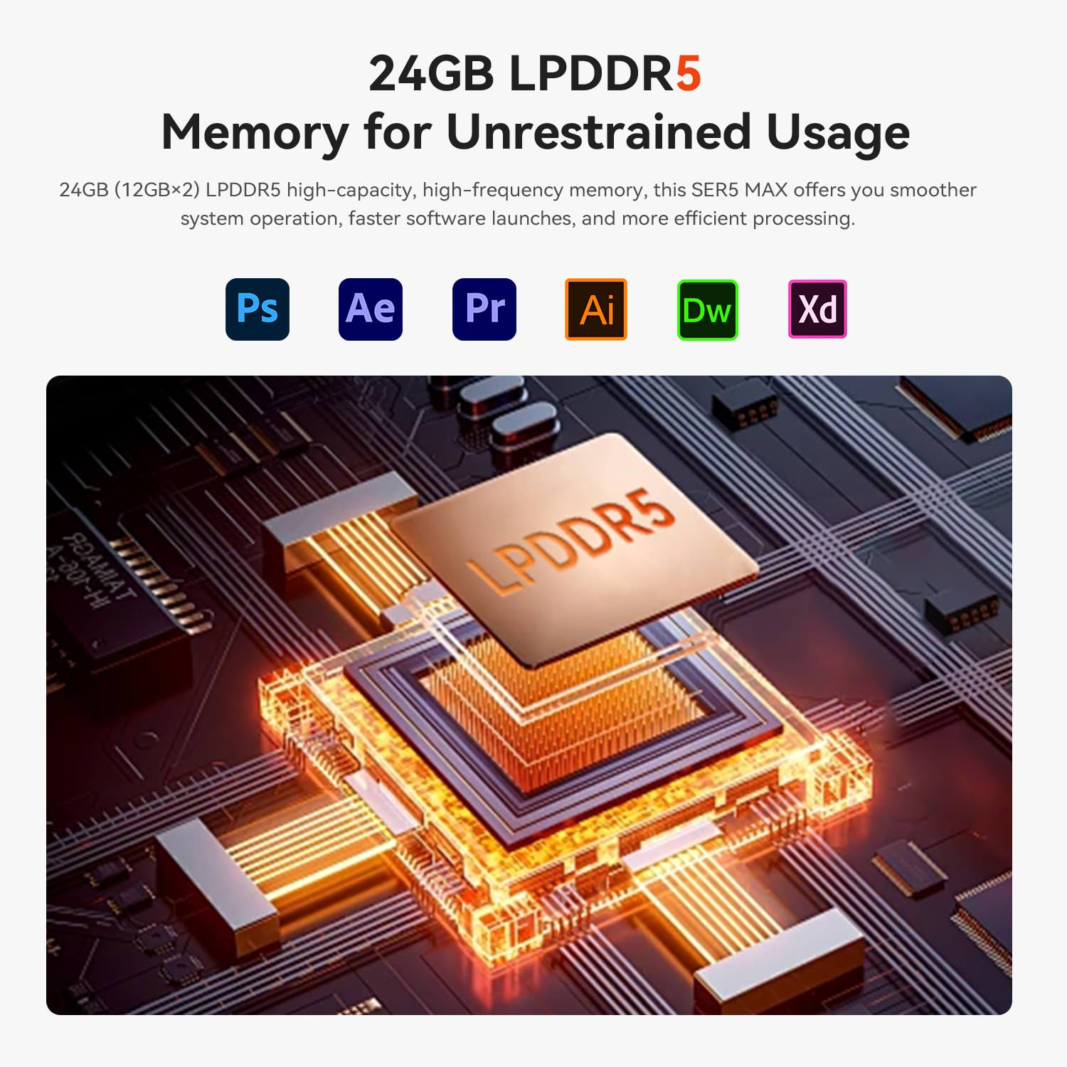 Beelink SER3 Mini PC, AMD Ryzen 3 3200U(14nm, 2C/4T) up to 3.5GHz, Mini Gaming Computer 16GB DDR4 RAM 500GB PCIE3.0 X4 SSD, Micro PC 4K@60Hz Dual Display, Mini Computer WiFi6/BT5.2/HTPC/W-11 Pro