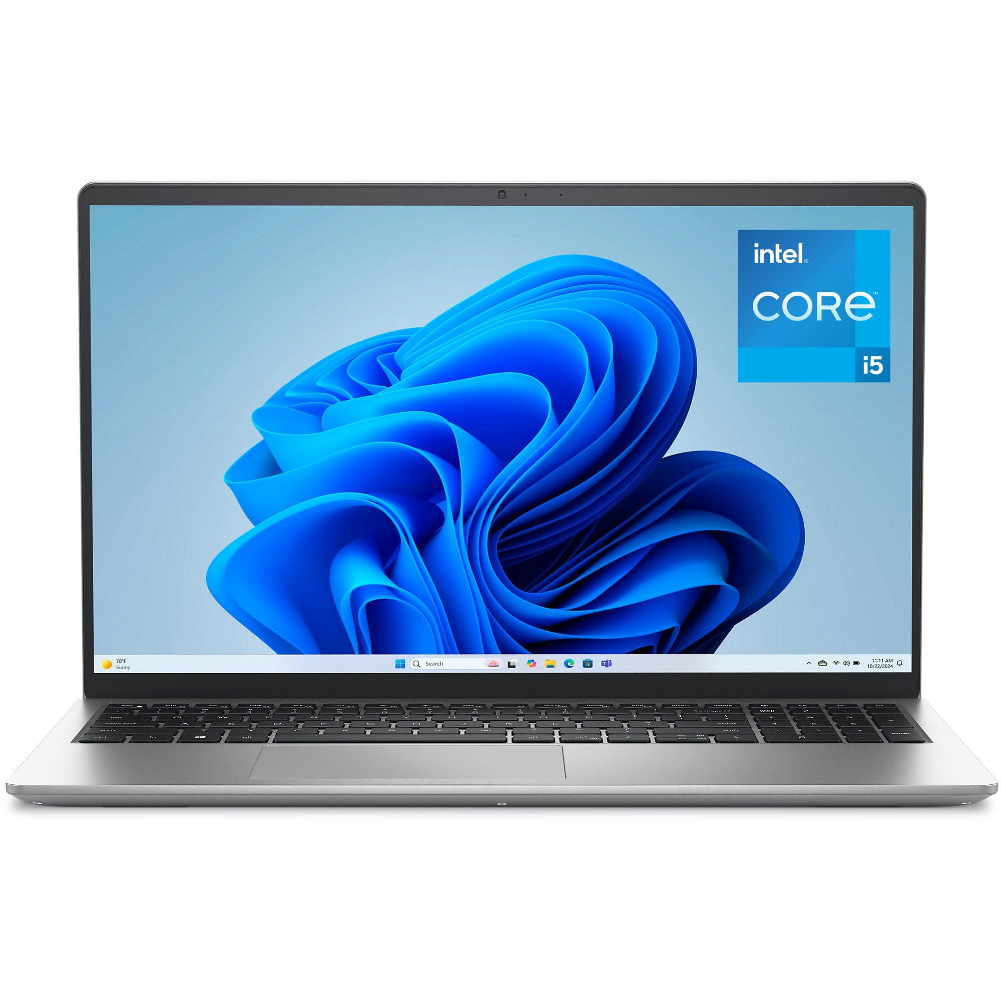 Dell 15 Laptop DC15250-15.6-inch FHD 120Hz Display, Intel Core 3 Processor 100U, 8GB DDR4 RAM, 512GB SSD, Intel UHD Graphics, Windows 11 Home, Onsite Service - Carbon Black