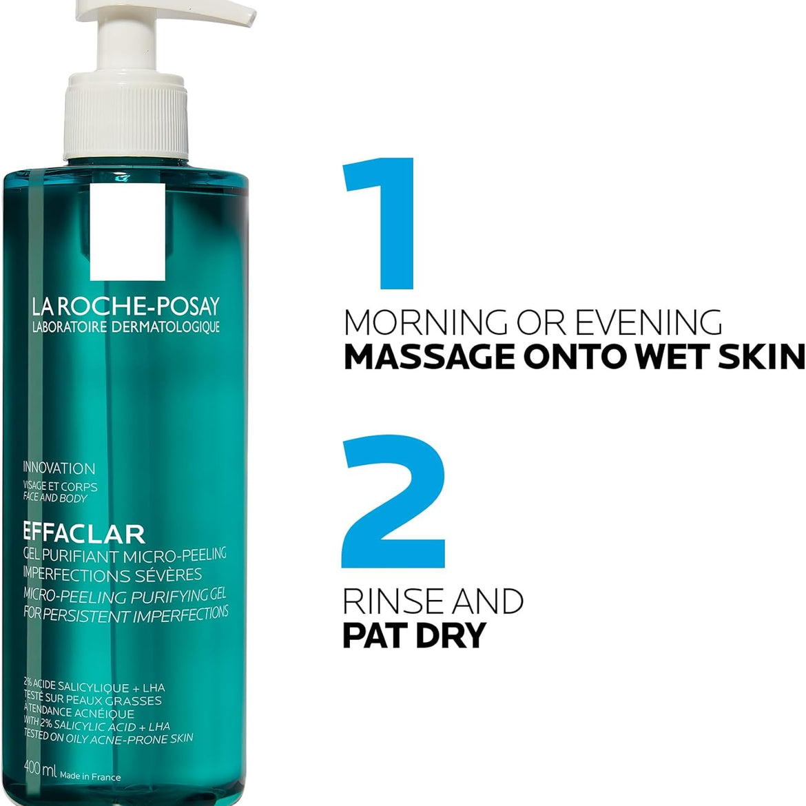 La Roche-Posay Effaclar Micropeeling Cleansing Gel with Salicylic Acid For Oily Skin