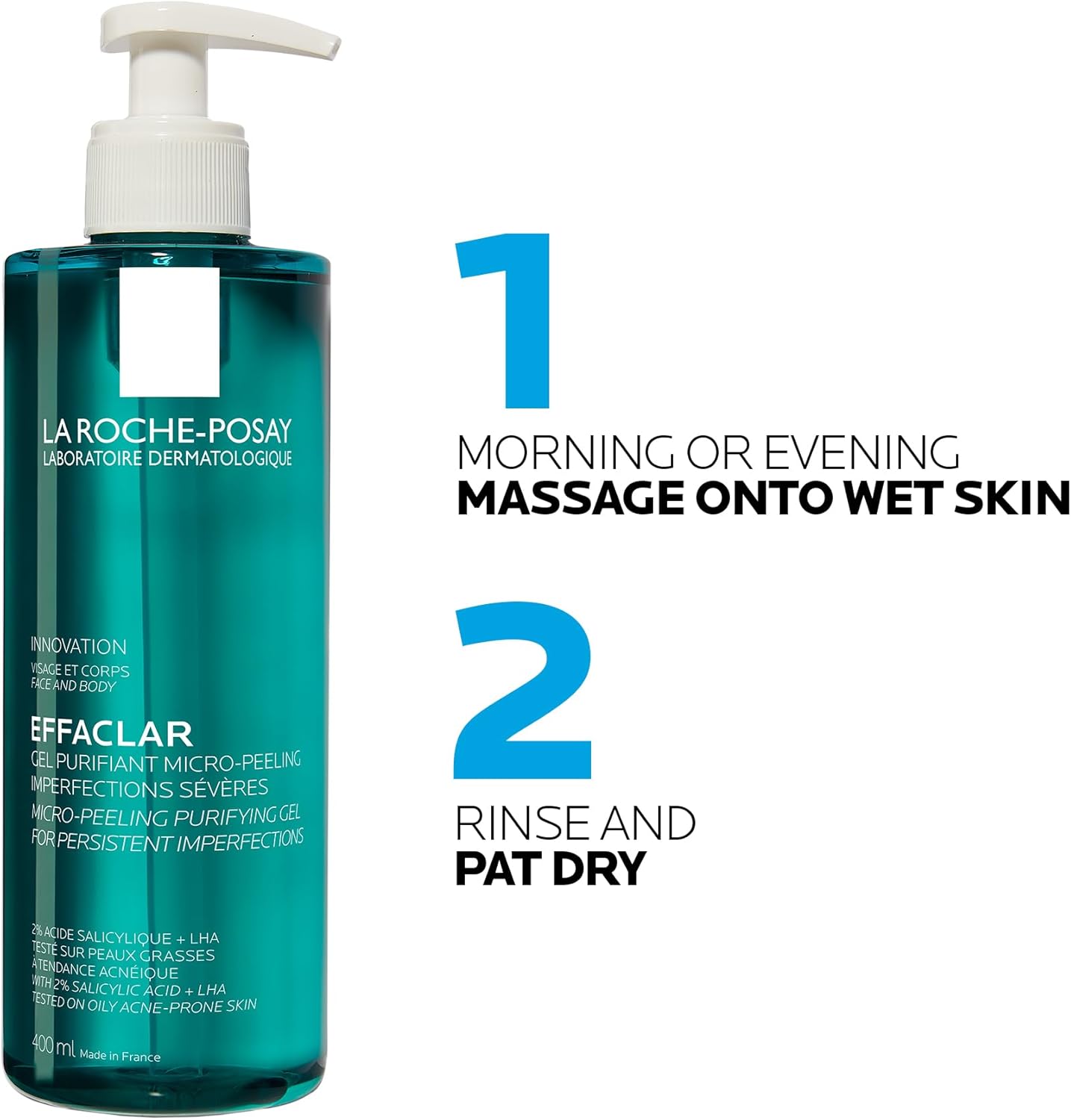 La Roche-Posay Effaclar Micropeeling Cleansing Gel with Salicylic Acid For Oily Skin