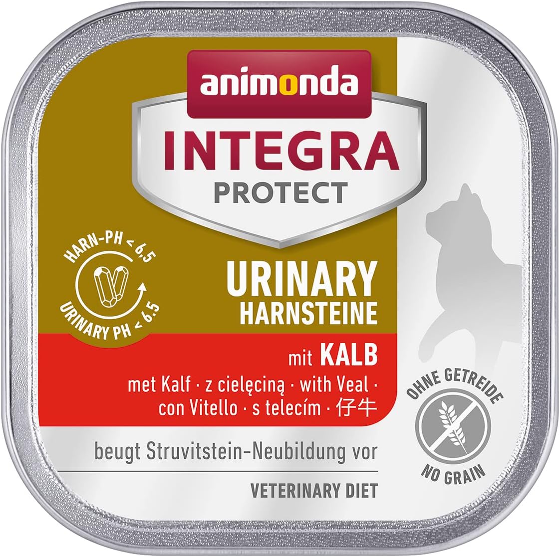 animonda INTEGRA PROTECT Sensitive Huhn Pur (16 x 100 g), Katzen Diätfutter bei Futtermittelallergie, sensitives Katzenfutter für allergische Katzen, Katzennassfutter ohne Getreide