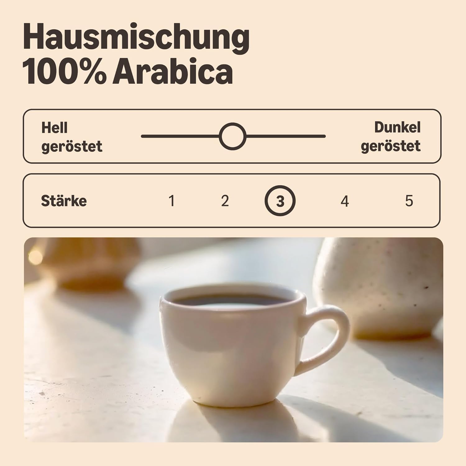 by Amazon House Blend Kaffeebohnen, Mittelgeröstet, 1 kg, Rainforest Alliance Zertifiziert