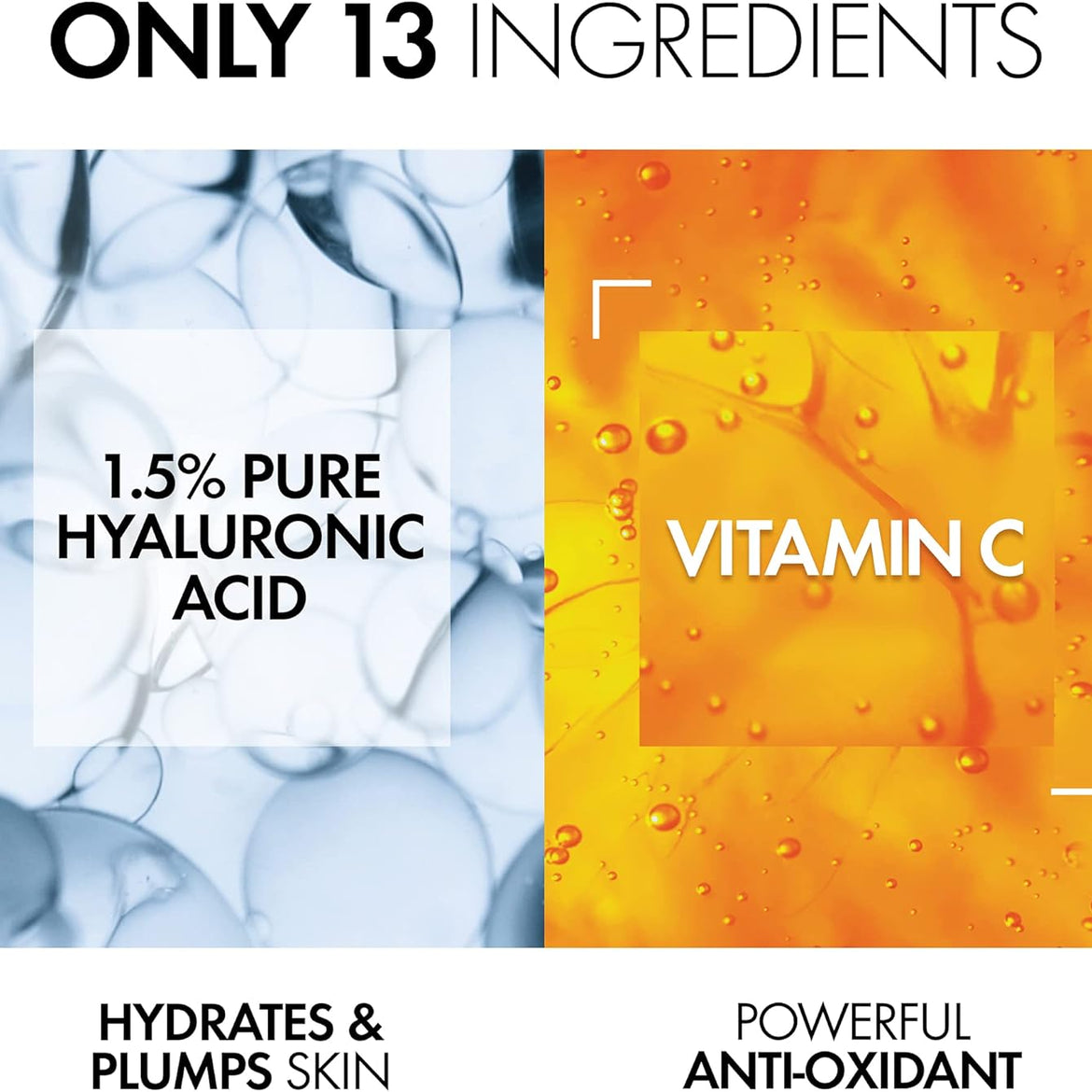 Vichy Liftactiv Supreme HA Filler Hyaluronic Acid Serum To Reduce Wrinkles, Plump, & Smooth 30ml