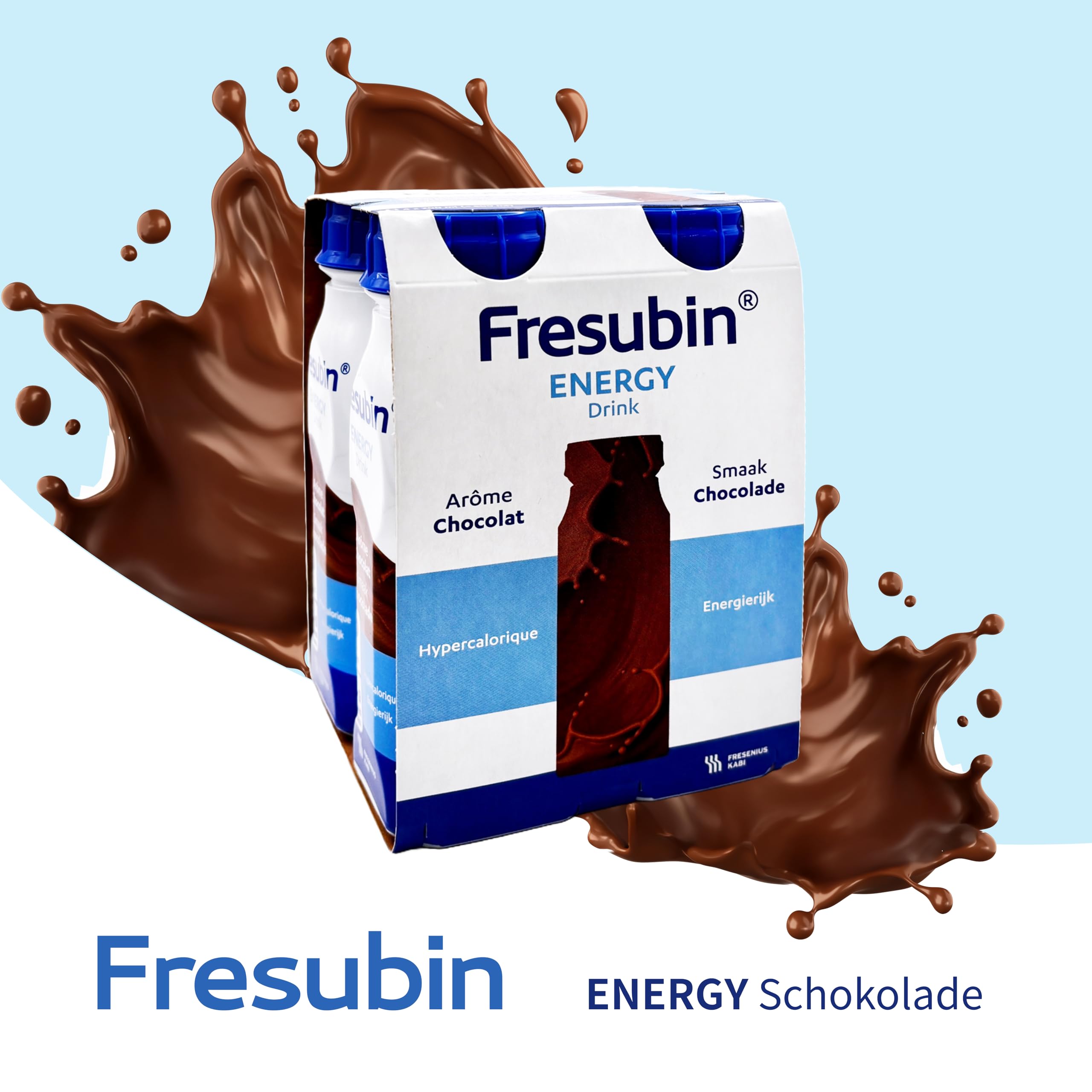 Fresubin Energy Drink - Mischkarton Hochkalorische Trinknahrung von Fresenius Kabi in 6 Geschmacksrichtungen, 300 kcal pro Flasche (200 ml (24er Pack), Mischkarton)