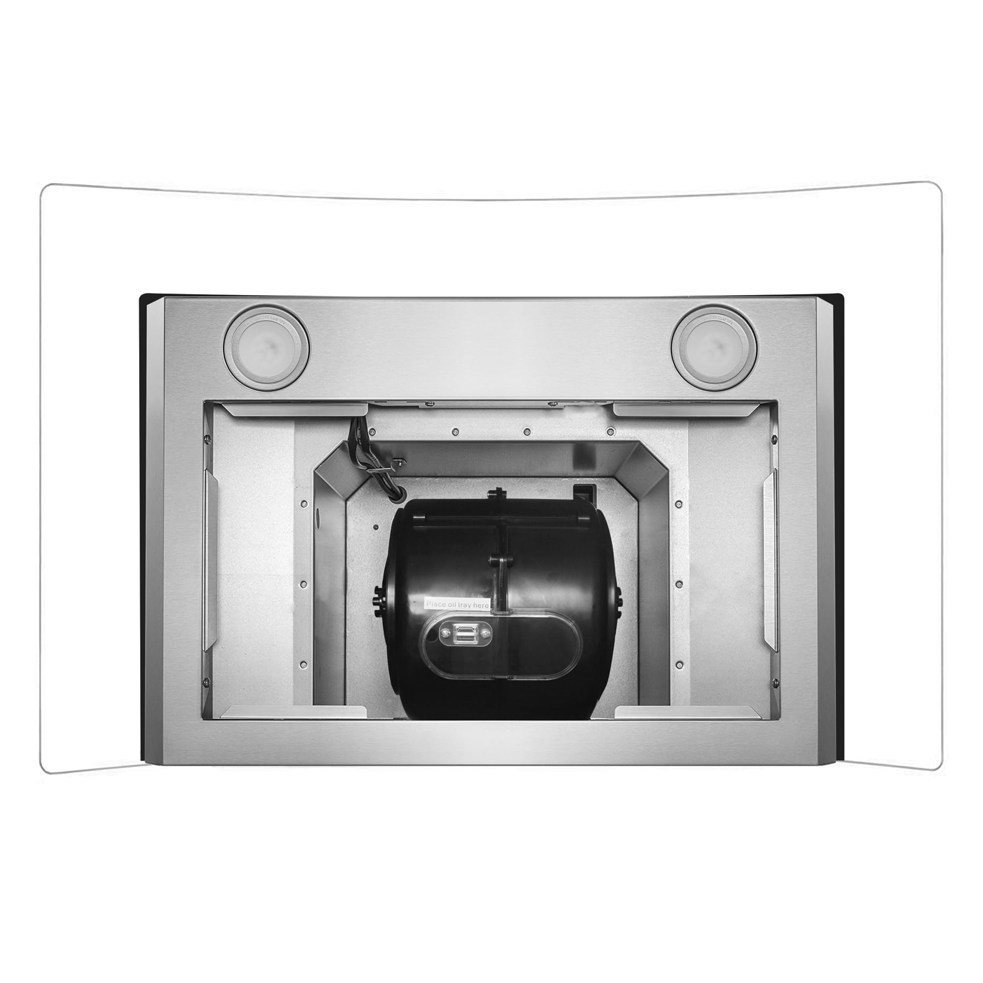 COSMO COS-668AS750 30 in. Vista Collection 380 CFM Ducted Wall Mount Range Hood, Touch Controls, LED Lights, Stainless Steel