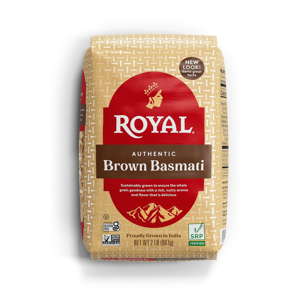 Royal - Authentic Basmati Brown Rice Whole Grain, Naturally Gluten Free and Vegan - 10 Pounds