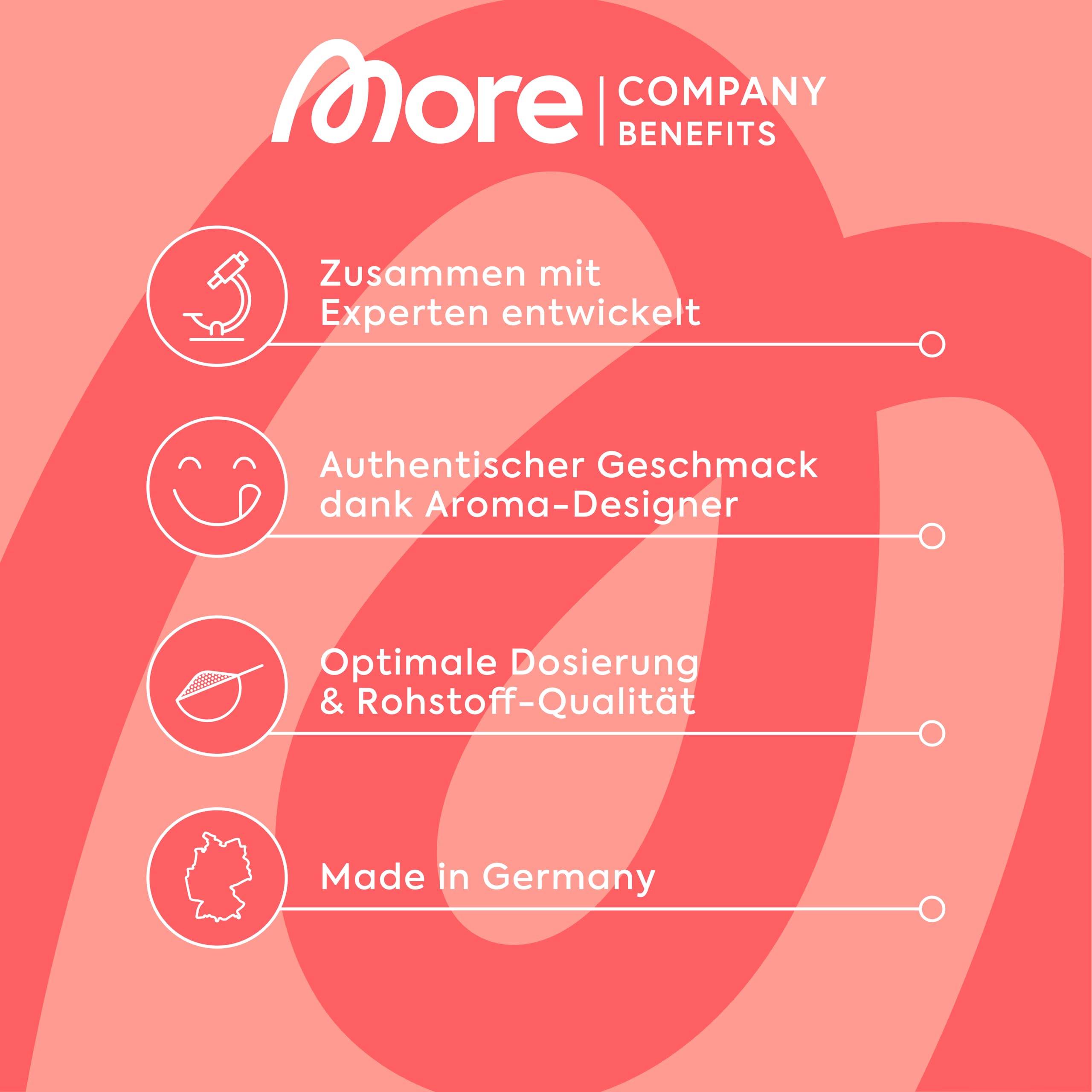 MORE Chunky Flavour, Vanilla Perfection, 150 g, vegan, Geschmackspulver zum Süßen, ohne viel Zucker und Kalorien, mit Inulin und Laktase - made in Germany