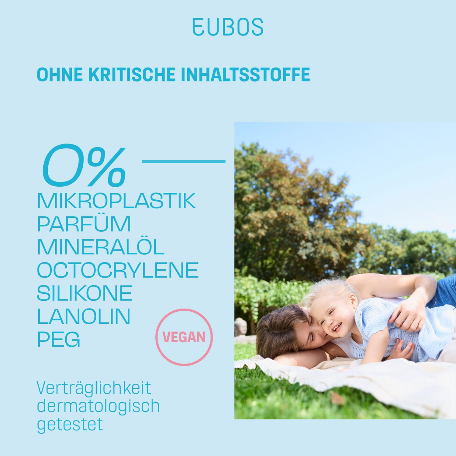 EUBOS Kinder Haut Ruhe Lotion, 125 ml Lotion