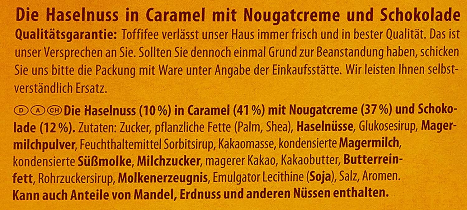 Toffifee White Chocolate – 1 x 125 g – Haselnuss in Karamell mit heller Creme und weißer Schokolade – ideal zum gemeinsamen Naschen und Teilen