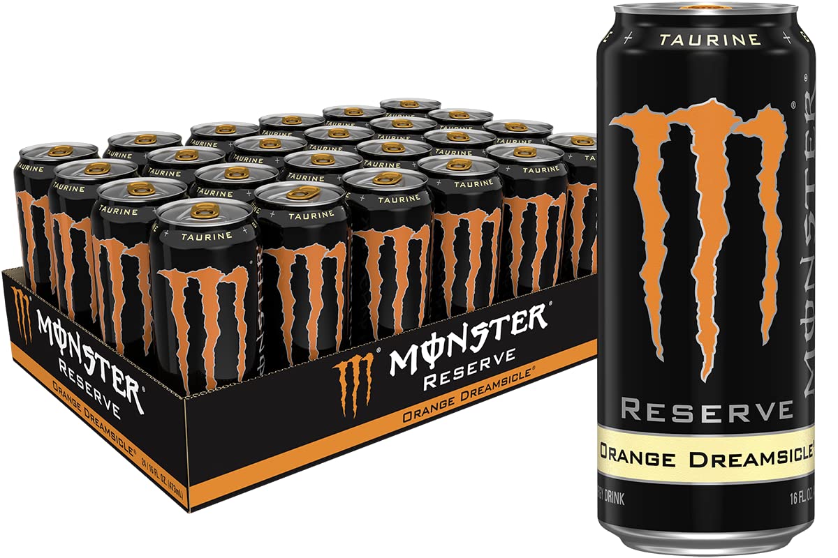 Monster Energy, Lo-Carb Monster, Low Carb Energy Drink, 16 Ounce | Pack of 15