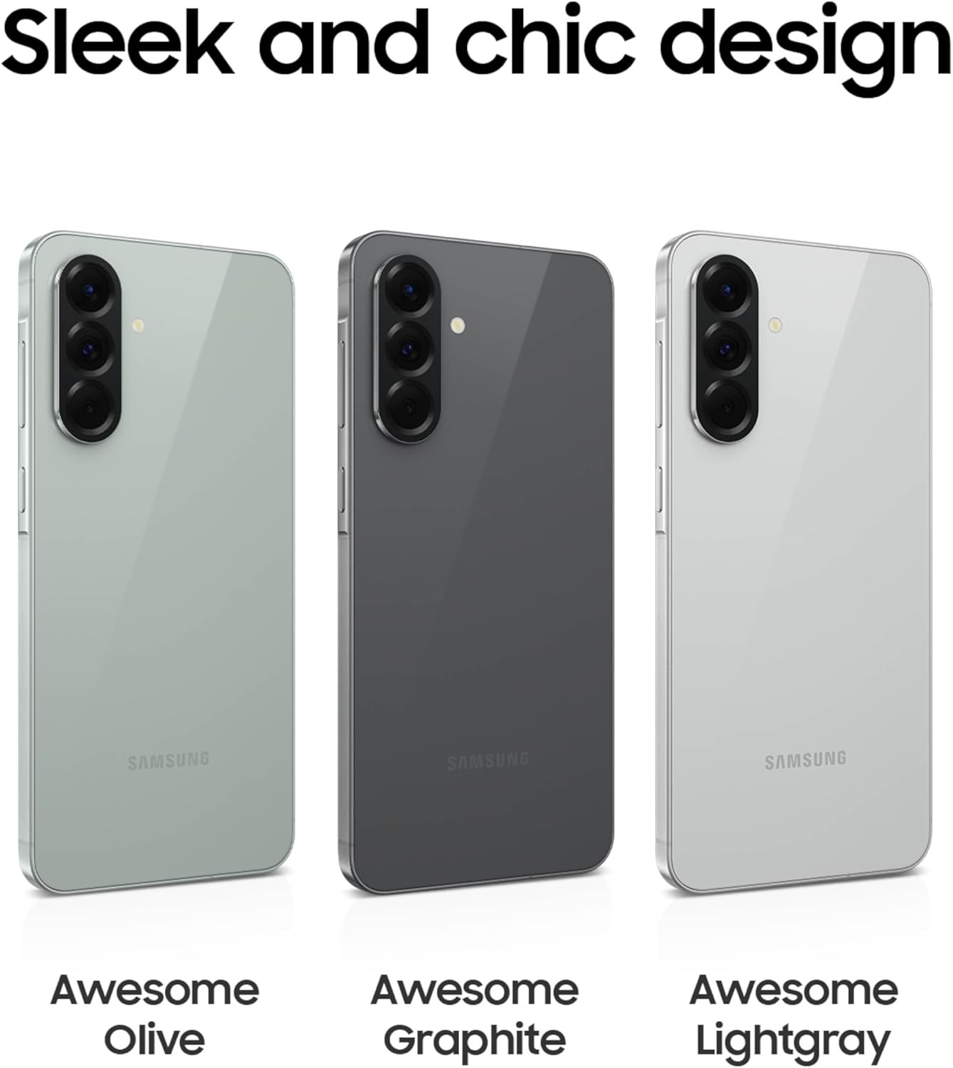 Samsung Galaxy A56 5G Cell Phone, 256GB AI Smartphone, Unlocked Android, AI Photo Edits, Large Screen, Long Battery Life, 2025, US 1 Yr Manufacturer Warranty, Awesome Graphite