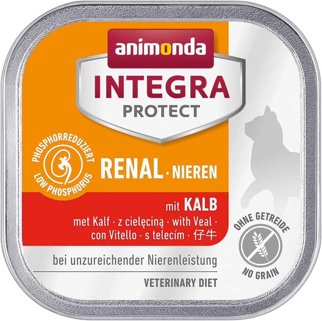 animonda INTEGRA PROTECT Sensitive Huhn Pur (16 x 100 g), Katzen Diätfutter bei Futtermittelallergie, sensitives Katzenfutter für allergische Katzen, Katzennassfutter ohne Getreide