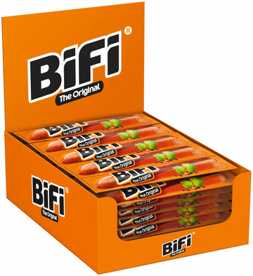 BiFi Chorizo XL Sticks - 20er Pack (20 x 26g) - Wurst Snack To Go - Luftgetrocknet Fleisch & Wurstwaren Paket - Chorizo fleischwurst mit Paprika, Chili und Knoblauch - Ideale Knabberbox - Wurstpaket