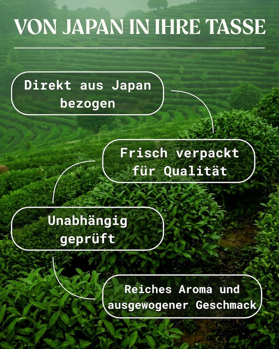 NaturaleBio Matcha Tee Pulver Bio - Premium-Qualität - 100g. Original Green Tea aus Japan. Japanischer ideal zum Trinken. Grüntee für Latte, Smoothies Getränk. Hergestellt in Uji, Kyoto.