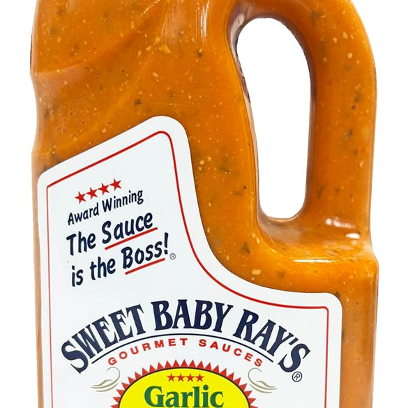 Sweet Baby Ray's Award Winning Sauce | Lemon Pepper Flavor | 64 oz Bottle | Kosher | Gluten Free | Made in the USA