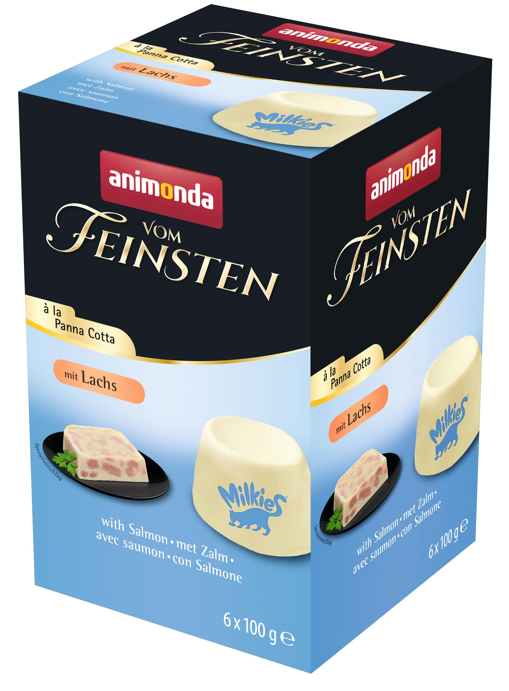 animonda Vom Feinsten Adult Vielfalt (32 x 100 g), Nassfutter für ausgewachsene Katzen, Katzenfutter ohne Getreide und Zucker, mit 100 % frischen, fleischlichen Zutaten
