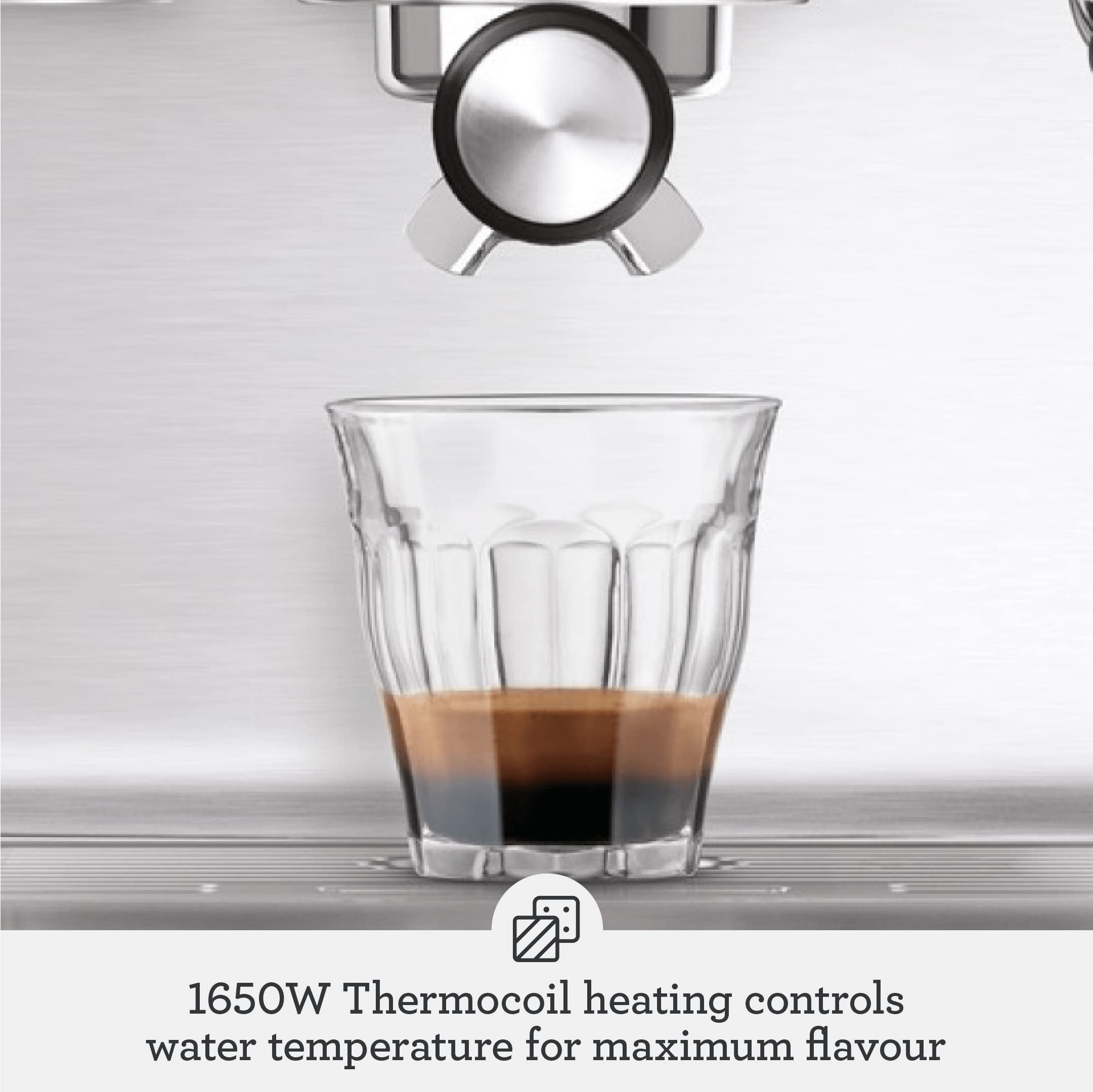 Breville Infuser Espresso Machine BES840XL, 10.25 x 12.5 x 13.25 Inches, Black Sesame