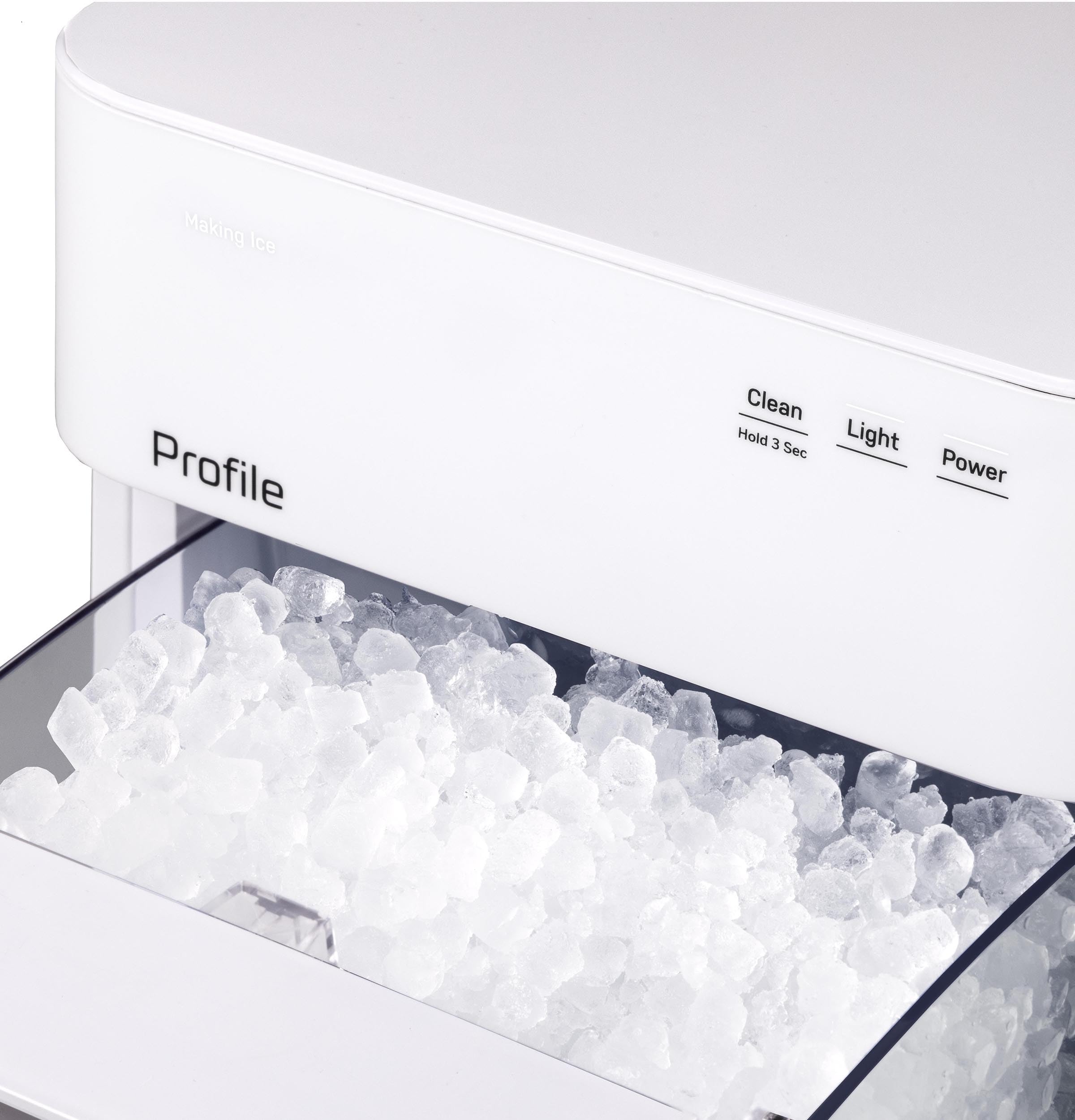 GE Profile Opal 2.0 Ultra Nugget Ice Maker with .75 Gallon Side Tank and Scale Inhibiting Filter, Scoop Included, 38 lbs in 24 Hours, Pellet Ice Machine with WiFi & Smart Connected, Stainless Steel