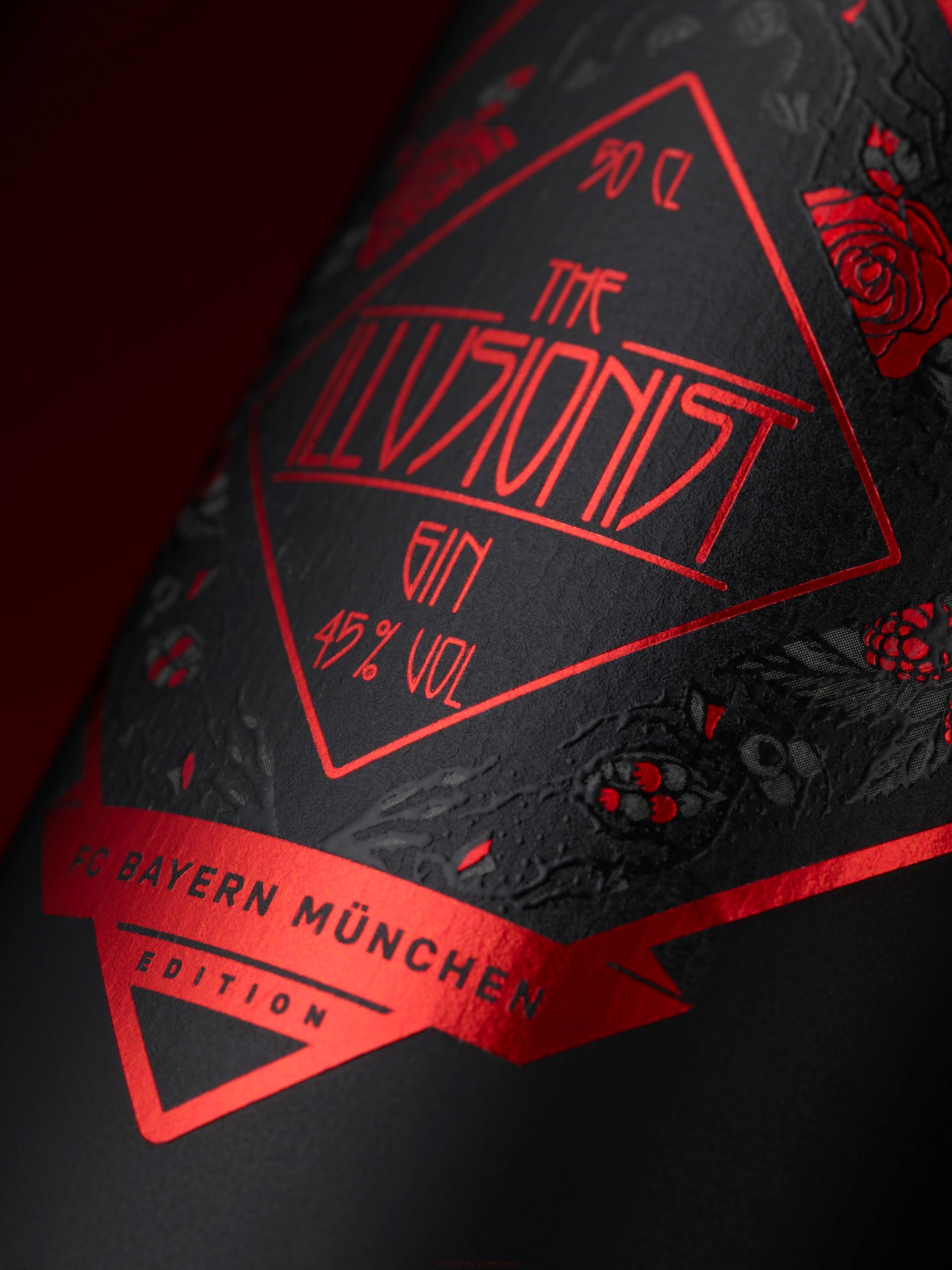 The Illusionist Dry Gin | Der Farbwechsel Gin | 16 Premium Botanicals | Floral & Fruchtig | 45% Vol. | 500ml