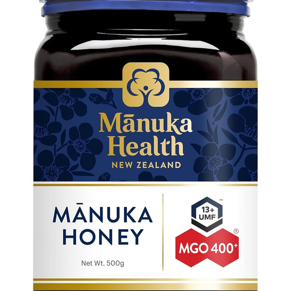 Manuka Health UMF 13+/MGO 400+ Manuka Honey (250g/8.8oz), Superfood, Authentic Raw Honey from New Zealand