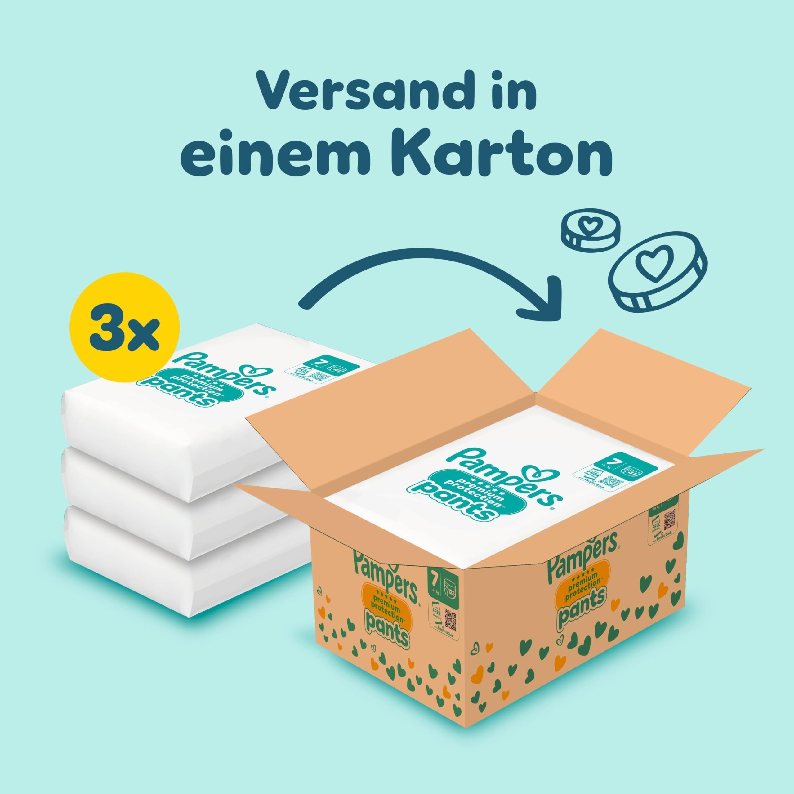 Pampers Premium Protection Größe 5, 152 Windeln, 11kg-16kg, unser Nr. 1 Haut- und Auslaufschutz