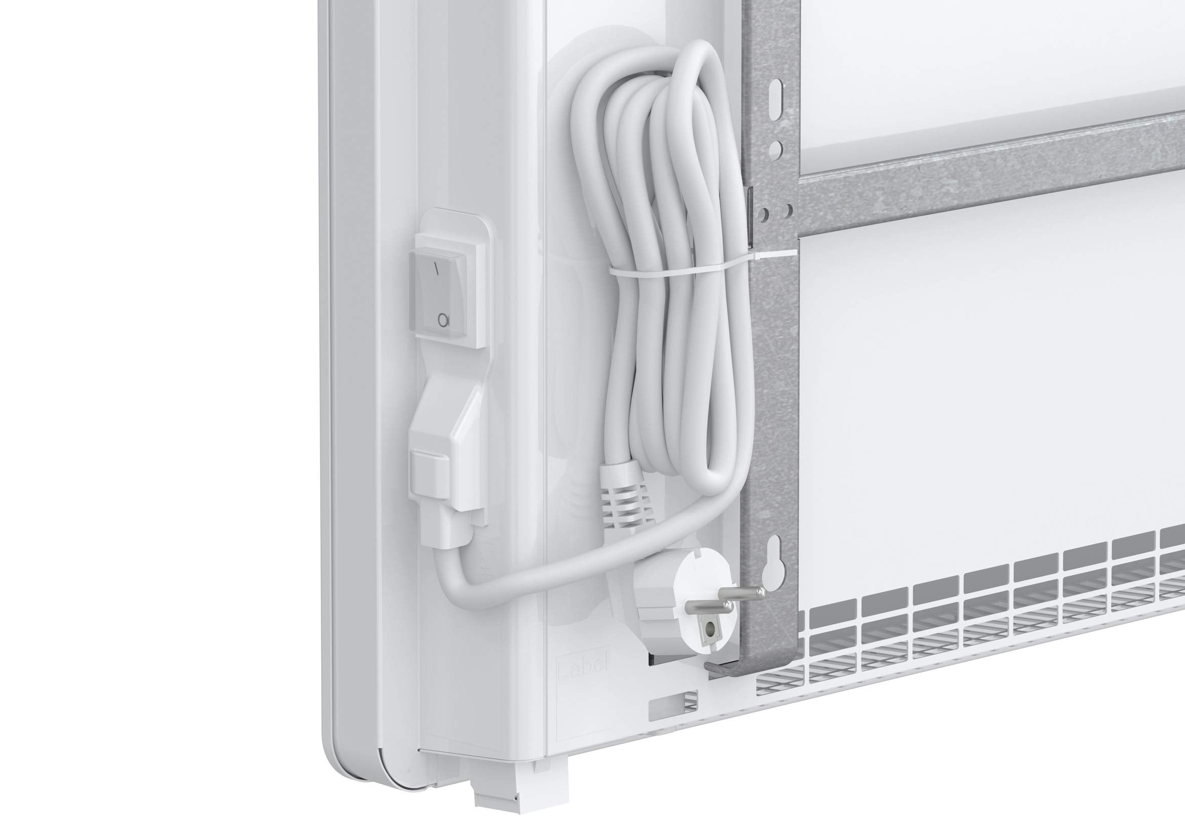 AEG Wandkonvektor WKL 505, Elektroheizung energiesparend, 500 W für ca. 6 m², LCD-Display, Wochenzeitschaltuhr, 236531