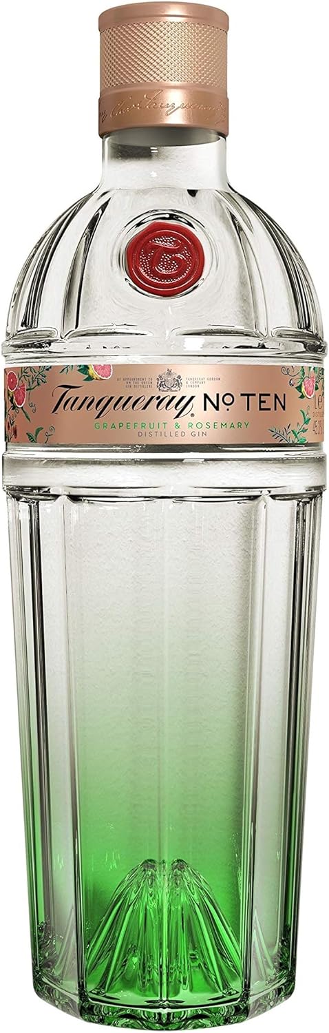 Tanqueray London Dry Gin | aromatischer Gin | 4-fach destilliert auf englischem Boden | 43,1% vol | 1000ml Einzelflasche