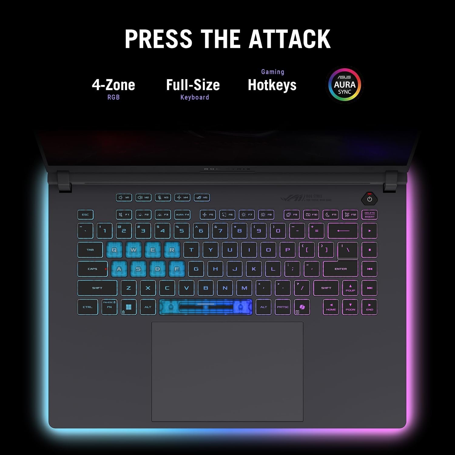 ASUS ROG Strix G16 (2025) Gaming Laptop, 16” FHD+ 16:10 165Hz/3ms, NVIDIA® GeForce RTX™ 5060, Intel® Core™ i7 Processor 14650HX, 16GB DDR5, 1TB Gen 4 SSD, Wi-Fi 7, Windows 11 Home, G615JMR-AS74