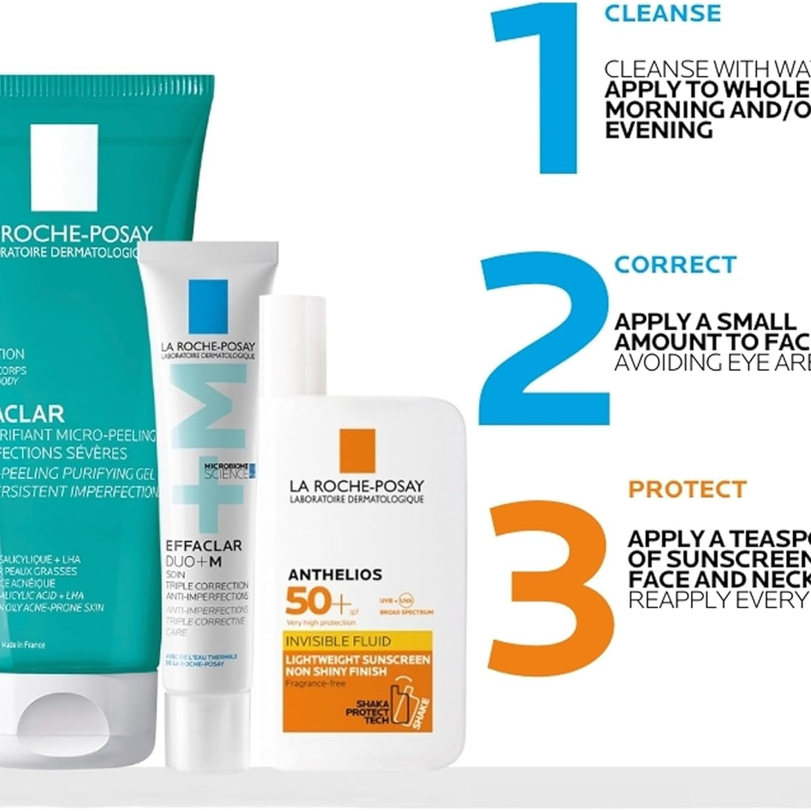 La Roche-Posay Effaclar Micropeeling Cleansing Gel with Salicylic Acid For Oily Skin