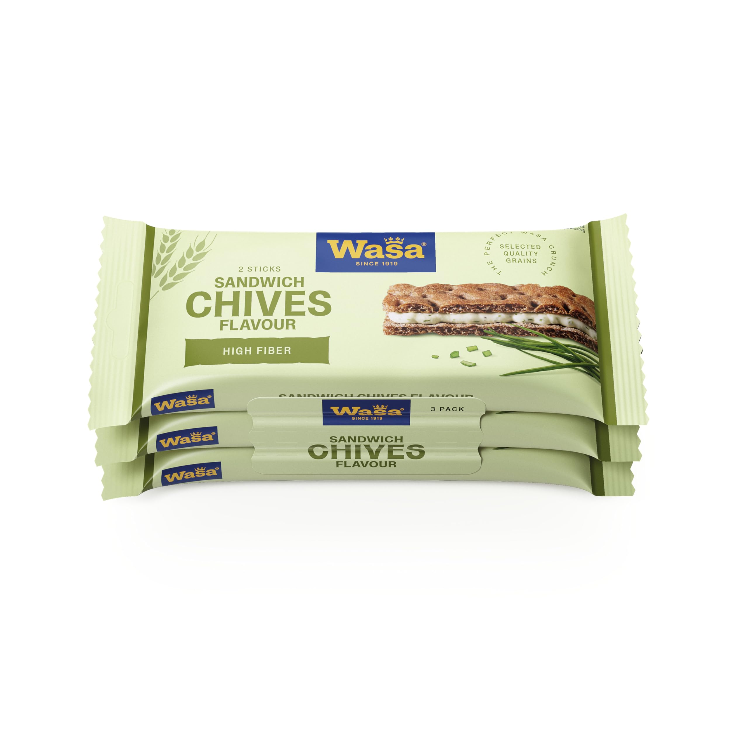 Wasa Knäckebrot Sandwich Tomato & Basil 40g I Knäckebrot-Snack aus Weizenmehl mit einer Füllung aus Käse, Getrockneten Tomaten & Basilikum, je 2 Sticks, Perfekt für unterwegs