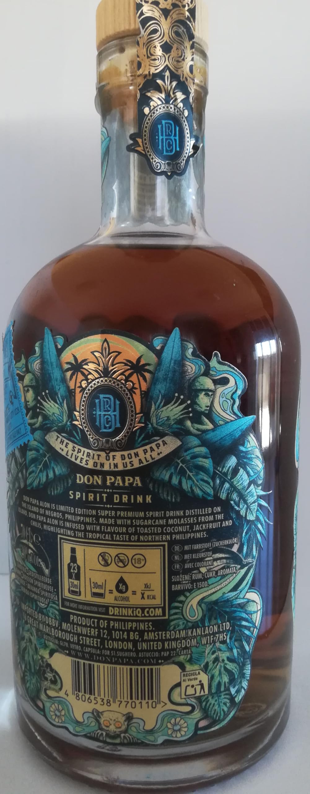 Don Papa Masskara | Rumbasis mit exotischen, philippinischen Früchten und Honig verfeinert | 700ML