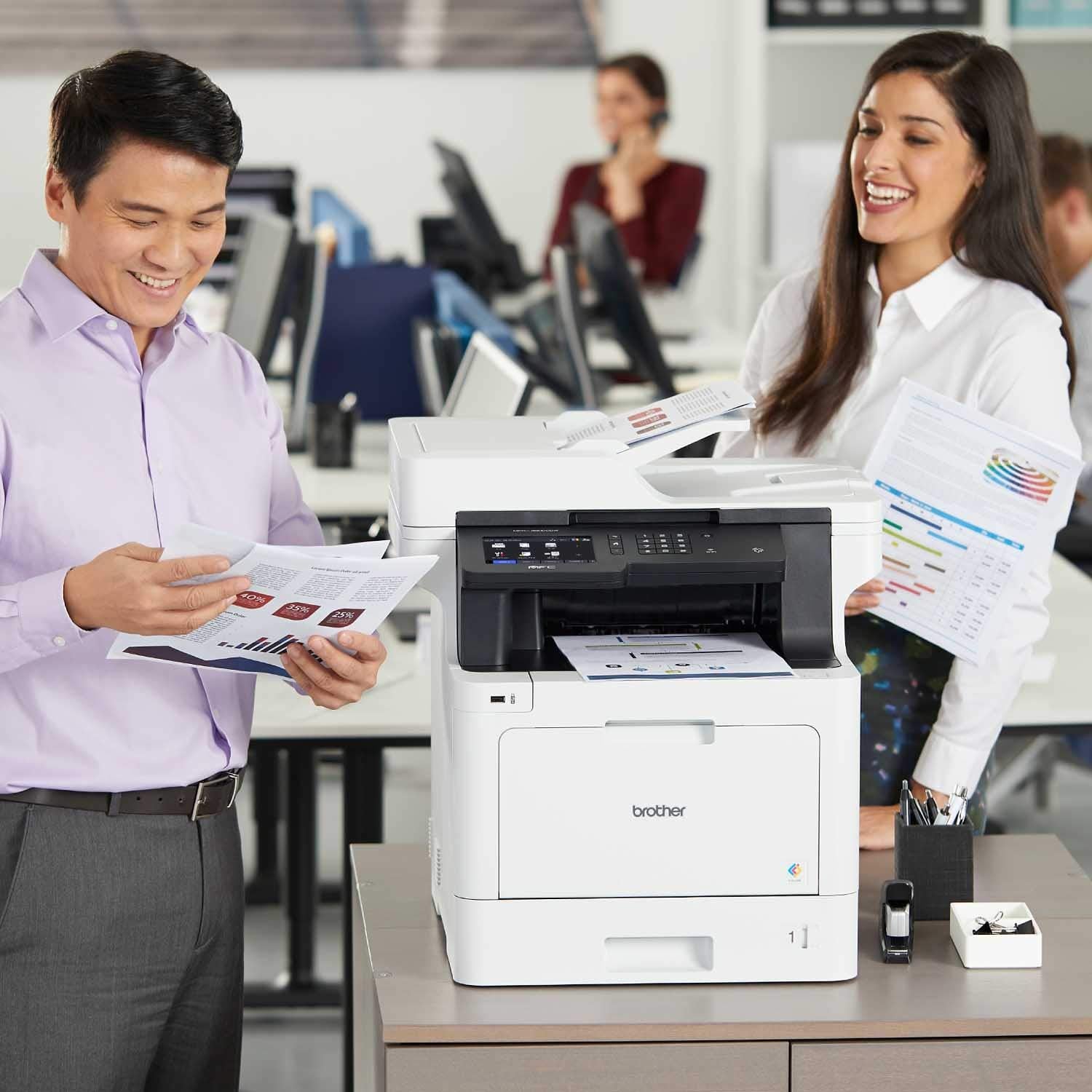 Brother MFC-L8930CDW Business Color Laser All-in-One Printer with Duplex Print, Scan, Copy, Low-Cost Printing, and Advanced Security Features