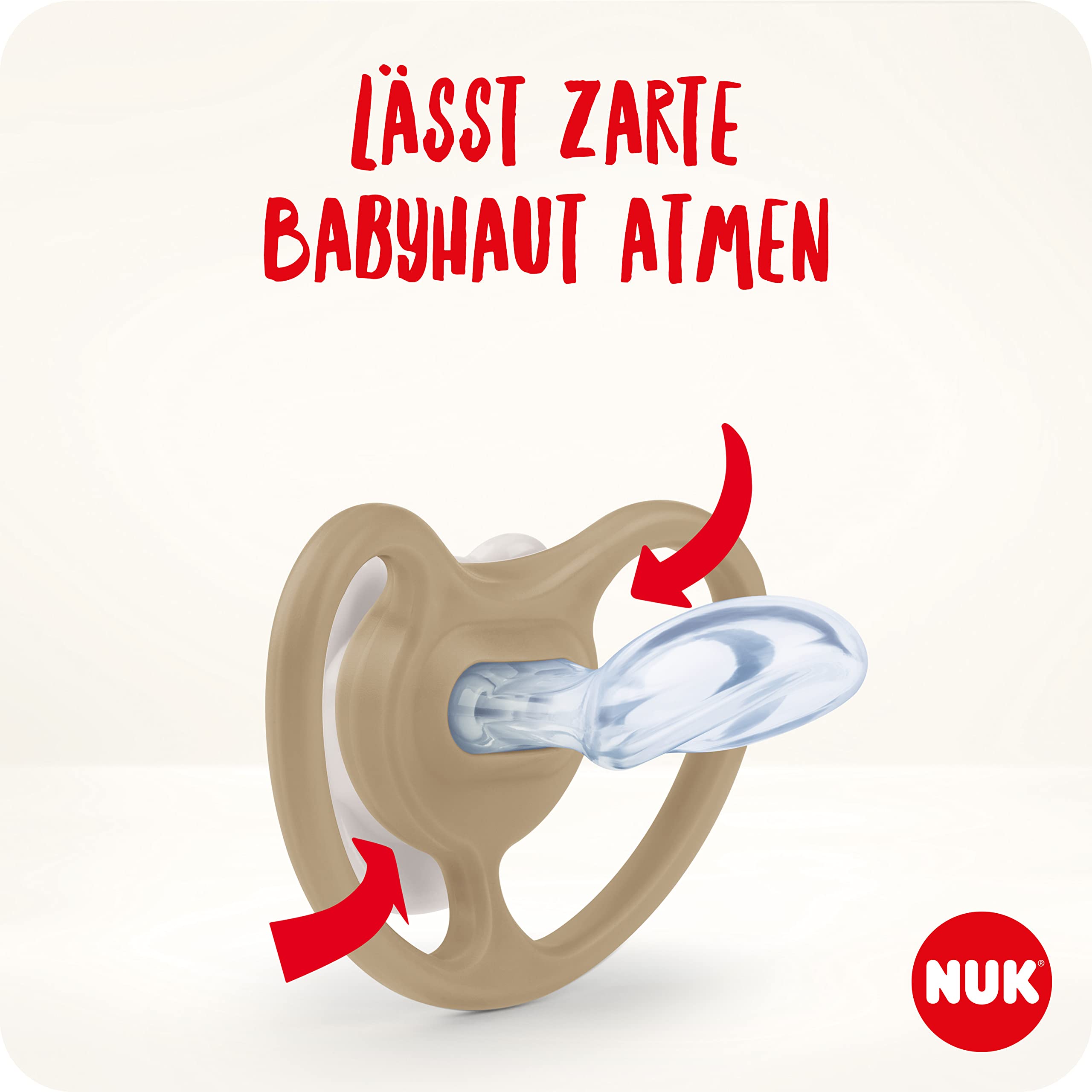 NUK Perfect Match Air Day & Night Baby-Schnuller | 0-6 Monate | Leuchtende Schnuller, die Luftzirkulation fördern & Speichelrash verhindern | 95% Baby-Akzeptanz** | Sortiert | 4 Stück