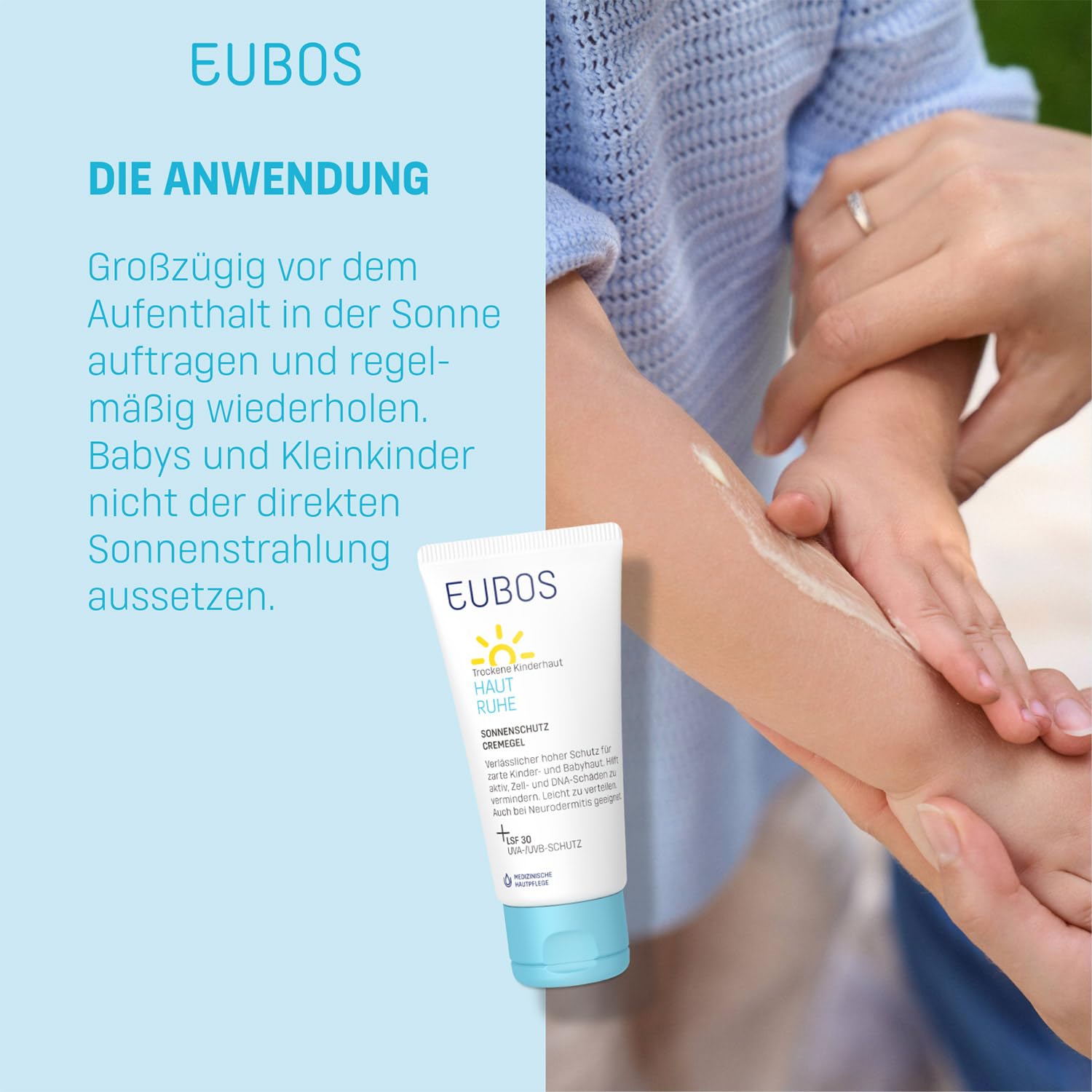 EUBOS Kinder Haut Ruhe Lotion, 125 ml Lotion