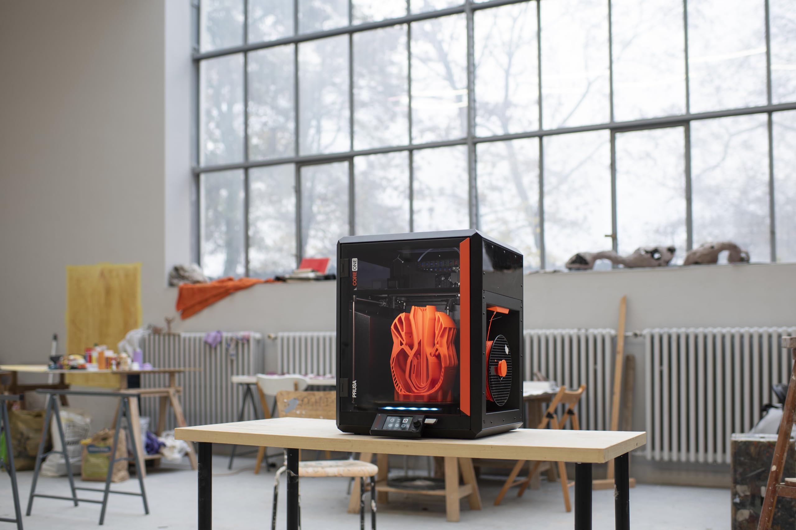 Original Prusa CORE One, Ready-to-use 3D Printer, Assembled and Tested, Removable Print Sheets, 1kg Prusament PLA Spool Included, Print Size 9.8 x 8.6 x 10.6 in