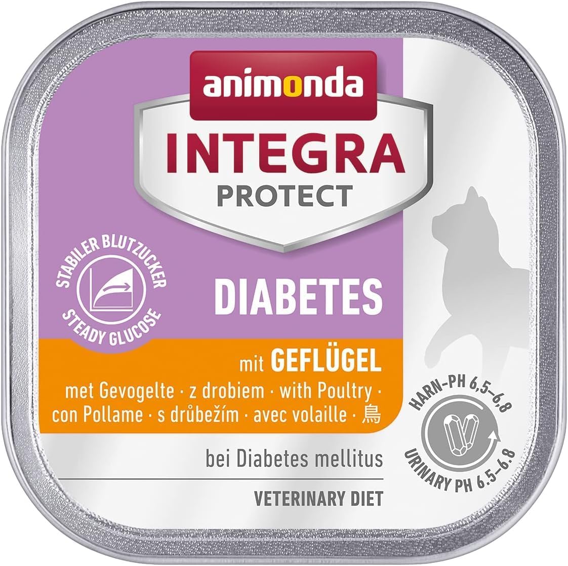 animonda INTEGRA PROTECT Sensitive Huhn Pur (16 x 100 g), Katzen Diätfutter bei Futtermittelallergie, sensitives Katzenfutter für allergische Katzen, Katzennassfutter ohne Getreide