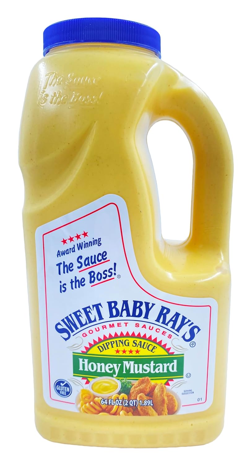 Sweet Baby Ray's Award Winning Sauce | Lemon Pepper Flavor | 64 oz Bottle | Kosher | Gluten Free | Made in the USA