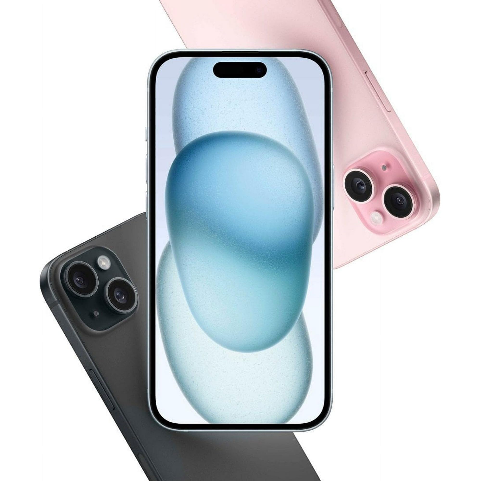 Apple iPhone 15 Plus, 128GB, Black - Unlocked (Renewed)