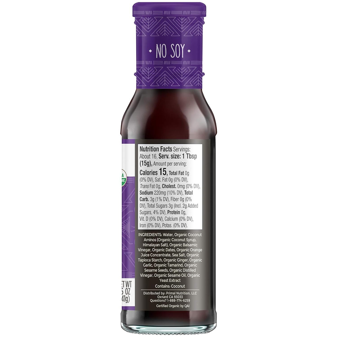 Primal Kitchen No Soy Teriyaki Sauce Variety 2-Pack, Made with Real Ingredients, Includes 1 Island Teriyaki & 1 Original Teriyaki