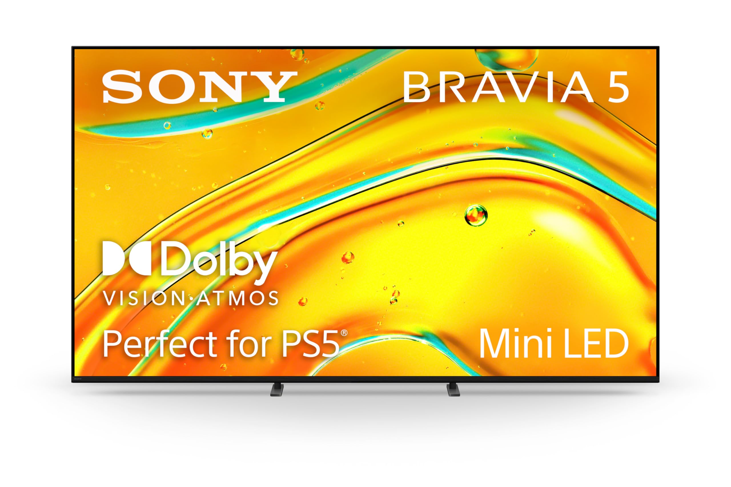 Sony BRAVIA 5 65 Inch TV, Mini LED, 4K Smart Google TV, XR Processor with AI Technology,120hz Television with Dolby Vision/Atmos, Exclusive Features for PlayStation®5, K-65XR50