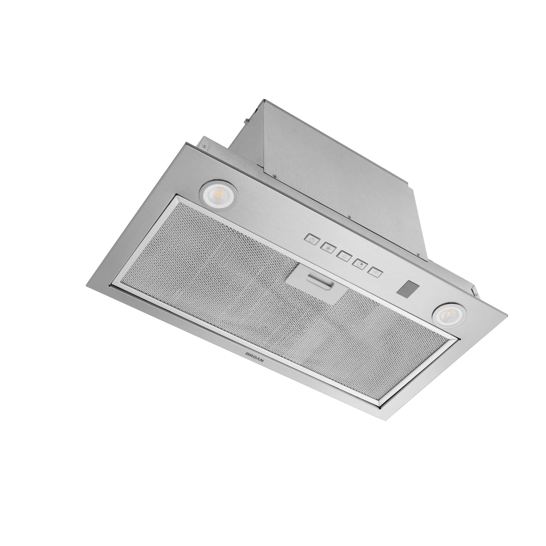 Broan-NuTone PM300SS Custom Power Pack Range Hood Insert with 2-Speed Exhaust Fan and Light, 300 Max Blower CFM, Stainless Steel, 21-Inch Built