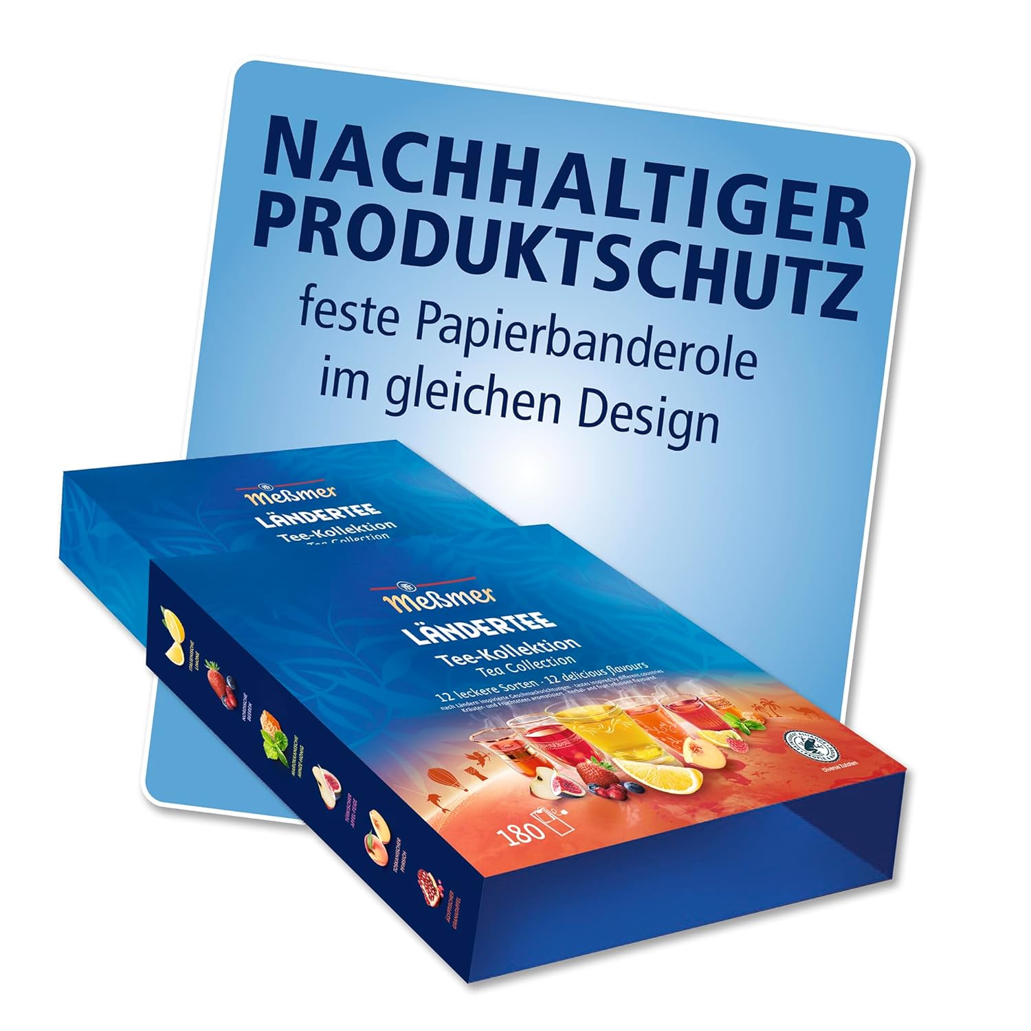 Meßmer Ländertee | Italienische Limone | Früchtetee mit Zitronen-Aroma | 20 Teebeutel | süß-spritzig