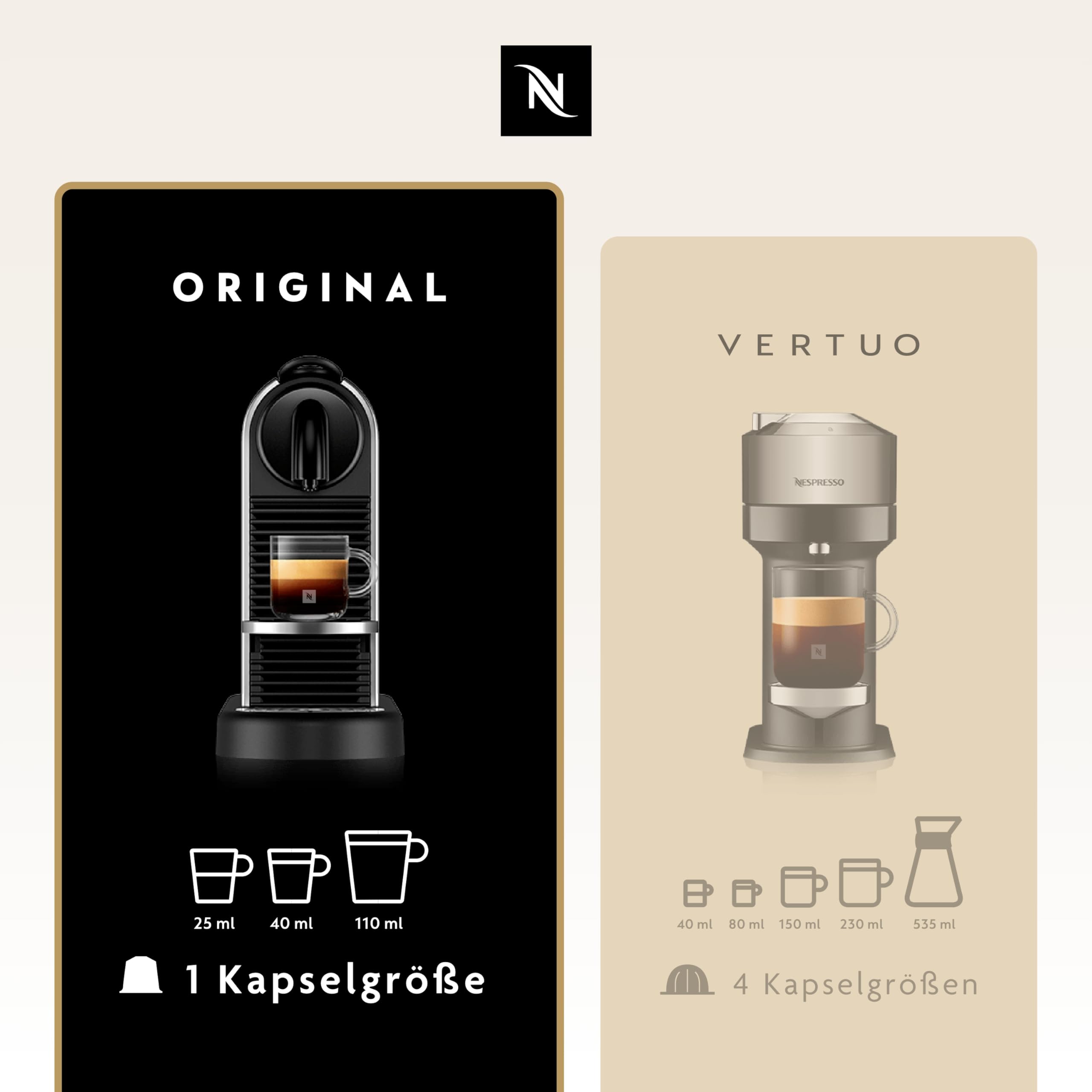 NESPRESSO ORIGINAL Ispirazione Italiana Auswahl 100 Kaffeekapseln | Arabica & Robusta Kaffee | Mittlere bis dunkle Röstung
