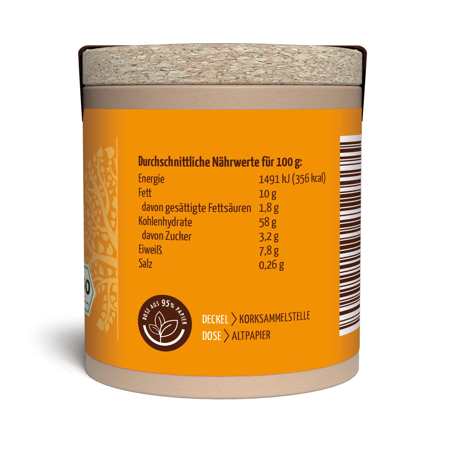 Kurkuma Pulver 1000g | fein gemahlene Kurkumawurzel in Bio-Qualität | Ideal zur Zubereitung einer Goldenen Milch, als Zugabe in Tee, asiatischen Gerichten, würzigen Suppen & Co | vom Achterhof