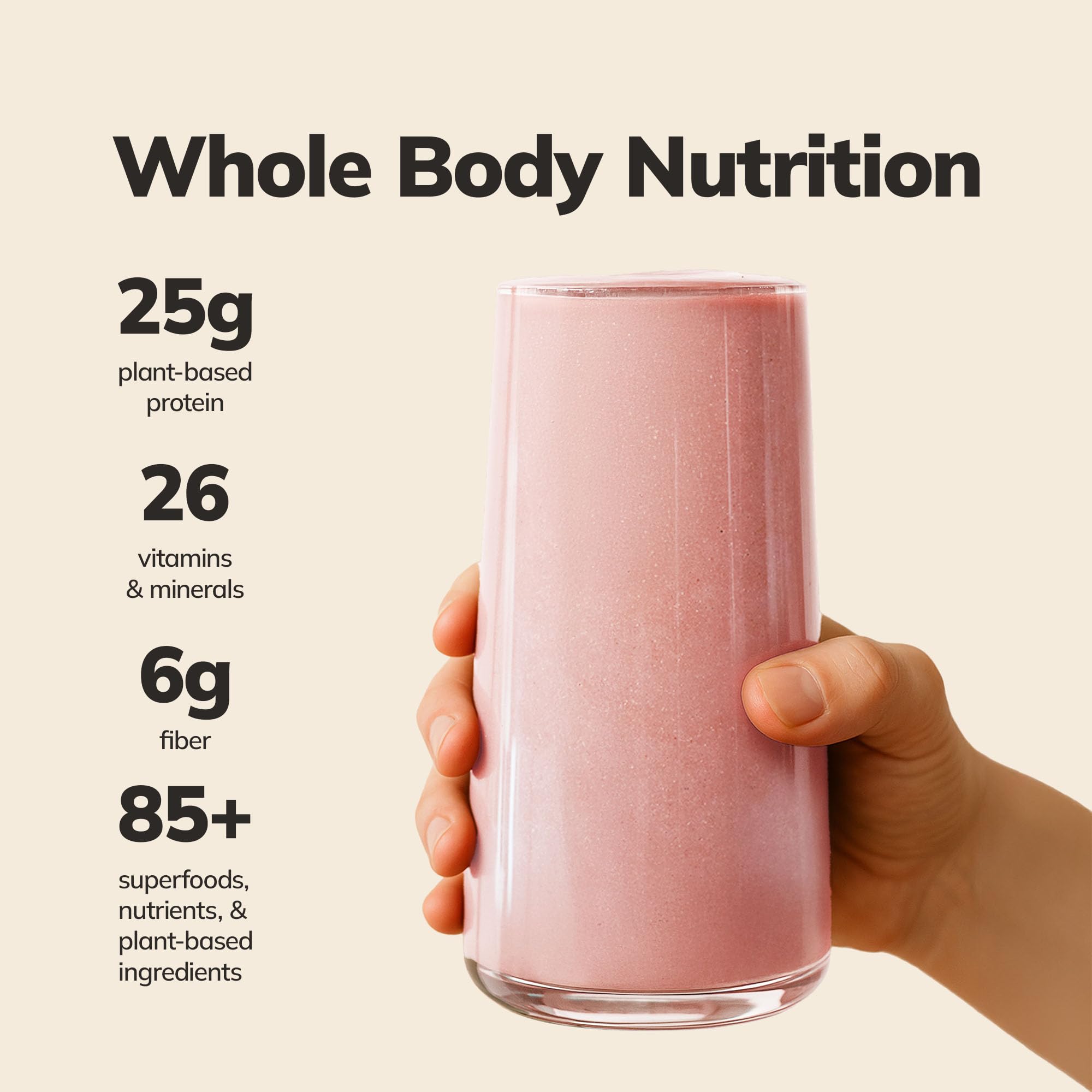 Ka’Chava Whole Body Meal Shake Vanilla 2 lb – Vegan Protein Powder with 85+ Superfoods & Greens – Plant-Based Meal Replacement with Probiotics & Digestive Enzymes – Gluten & Dairy Free (15 Servings)